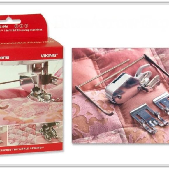 Viking Husqvarna Interchangeable Dual Feed Walking Foot # 920219096 For Cat 5-7 - Picture 1 of 2